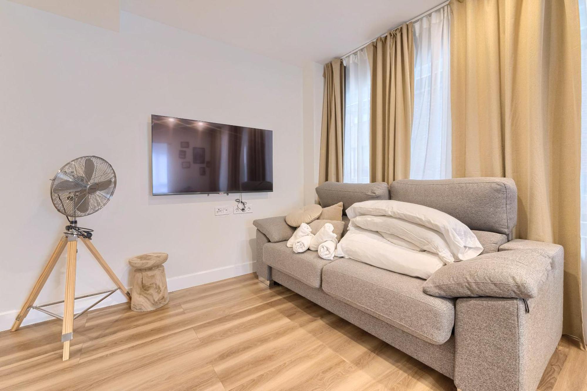 Deustown Apartamentos Bilbao Bagian luar foto