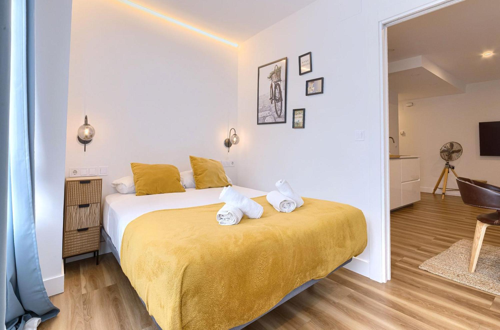 Deustown Apartamentos Bilbao Bagian luar foto